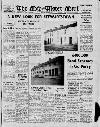 cover page of Mid-Ulster Mail published on January 26, 1963