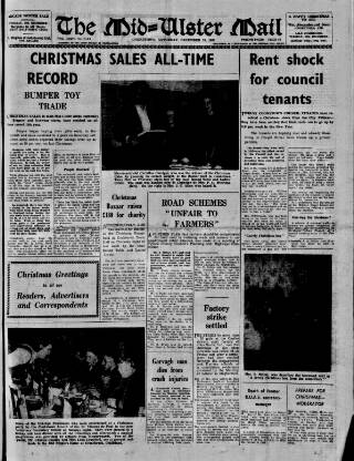 cover page of Mid-Ulster Mail published on December 25, 1965