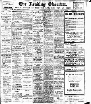 cover page of Reading Observer published on November 23, 1912