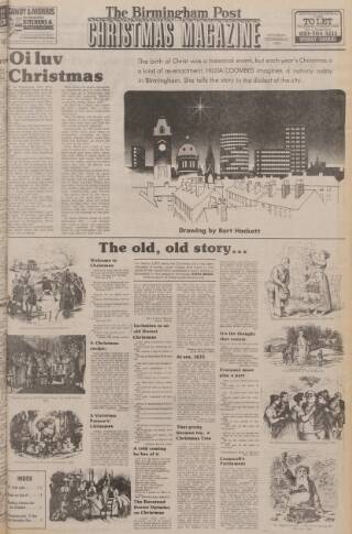 cover page of Birmingham Daily Post published on December 25, 1976