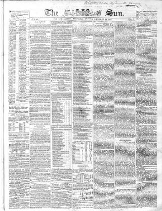 cover page of Sun (London) published on December 25, 1861