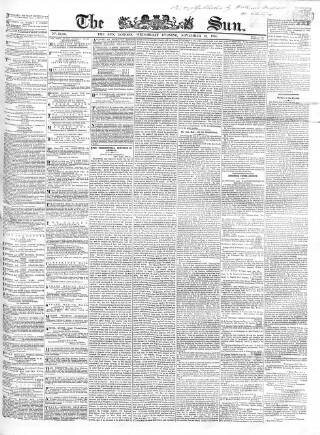 cover page of Sun (London) published on November 23, 1864