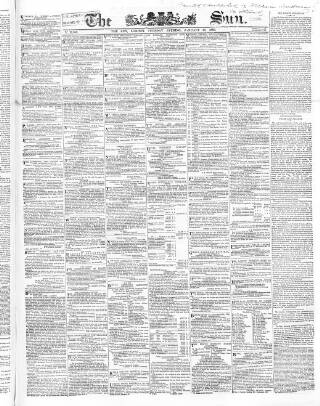 cover page of Sun (London) published on January 26, 1869