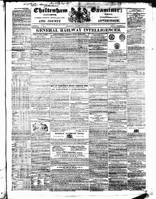 cover page of Cheltenham Examiner published on January 26, 1848