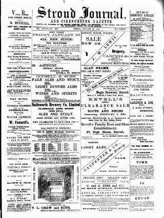 cover page of Stroud Journal published on January 26, 1894