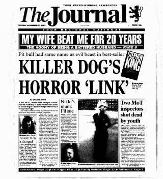 cover page of Newcastle Journal published on November 23, 1993