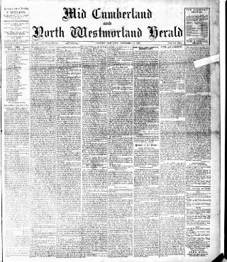 cover page of Cumberland & Westmorland Herald published on December 25, 1897