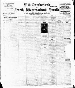 cover page of Cumberland & Westmorland Herald published on November 23, 1912