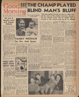 cover page of Good Morning published on January 26, 1945