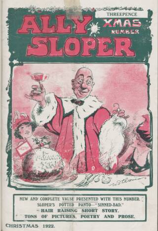 cover page of Ally Sloper's Half Holiday published on December 25, 1922