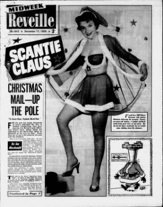 cover page of Reveille published on December 17, 1956