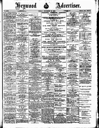 cover page of Heywood Advertiser published on December 25, 1903