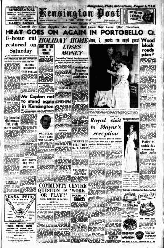 cover page of Kensington Post published on November 23, 1951