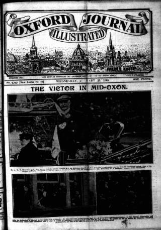 cover page of Oxford Journal published on January 26, 1910