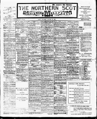 cover page of Northern Scot and Moray & Nairn Express published on January 26, 1901