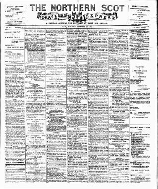 cover page of Northern Scot and Moray & Nairn Express published on November 23, 1901