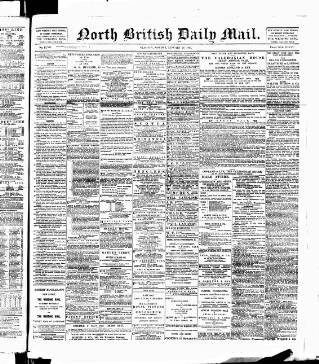 cover page of North British Daily Mail published on January 26, 1891