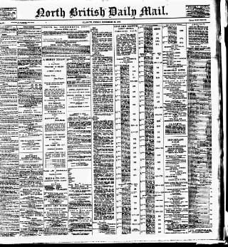 cover page of North British Daily Mail published on December 25, 1896