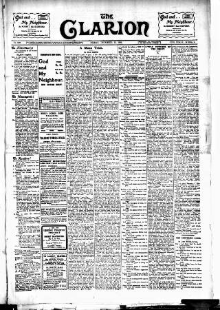 cover page of Clarion published on December 25, 1903