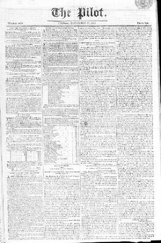 cover page of Pilot (London) published on December 25, 1812