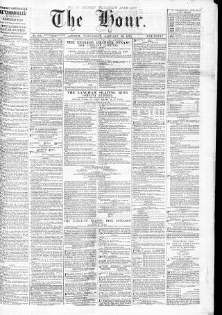 cover page of Hour published on January 26, 1876