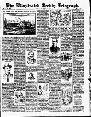 cover page of Bradford Weekly Telegraph published on November 23, 1889