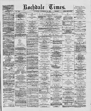 cover page of Rochdale Times published on November 23, 1889