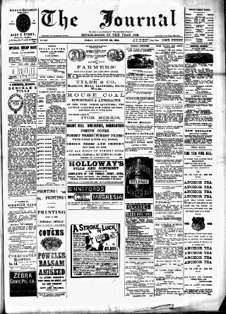 cover page of Carmarthen Journal published on November 23, 1894