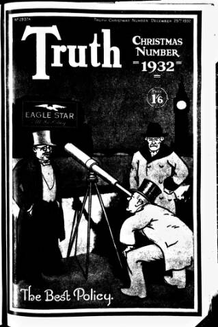 cover page of Truth published on December 25, 1932