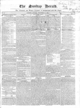 cover page of Colonist and Commercial Weekly Advertiser published on December 12, 1824