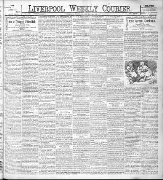 cover page of Liverpool Weekly Courier published on January 26, 1901