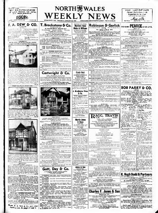 cover page of North Wales Weekly News published on January 26, 1967