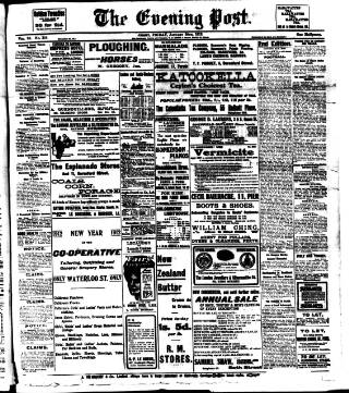 cover page of Jersey Evening Post published on January 26, 1912