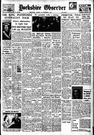 cover page of Bradford Observer published on November 23, 1948