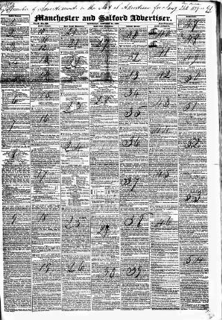 cover page of Manchester & Salford Advertiser published on January 26, 1839