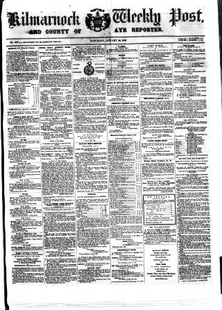 cover page of Kilmarnock Weekly Post and County of Ayr Reporter published on January 26, 1861