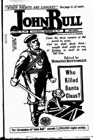 cover page of John Bull published on December 25, 1915