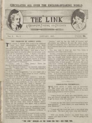 cover page of Link published on January 1, 1917