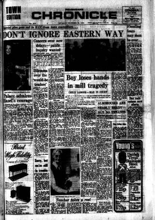 cover page of Sevenoaks Chronicle and Kentish Advertiser published on November 23, 1974