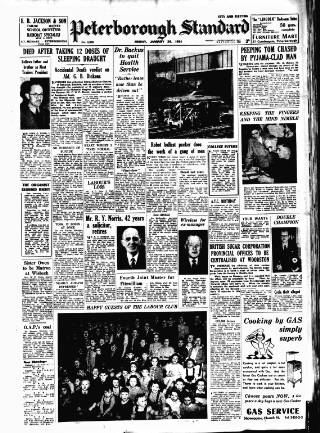 cover page of Peterborough Standard published on January 26, 1951