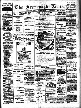 cover page of Fermanagh Times published on November 23, 1905