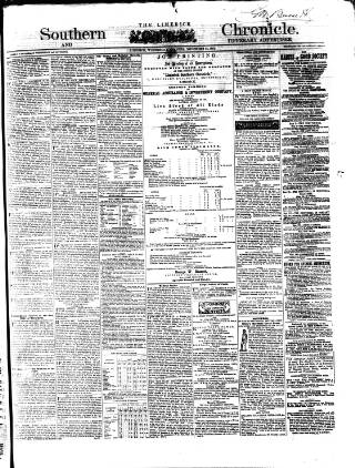 cover page of Bassett's Chronicle published on November 23, 1864