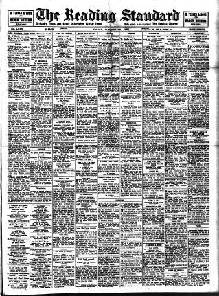 cover page of Reading Standard published on January 26, 1951