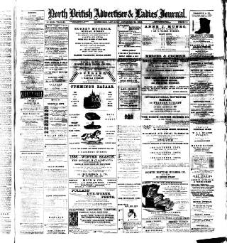 cover page of North British Advertiser & Ladies' Journal published on December 25, 1886