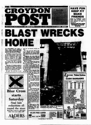 cover page of Croydon Post published on January 26, 1994