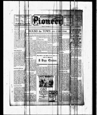 cover page of Ellesmere Port Pioneer published on December 25, 1931