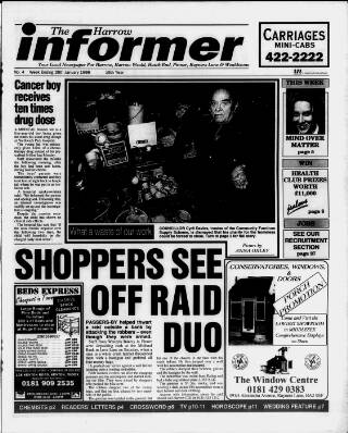 cover page of Harrow Informer published on January 26, 1996