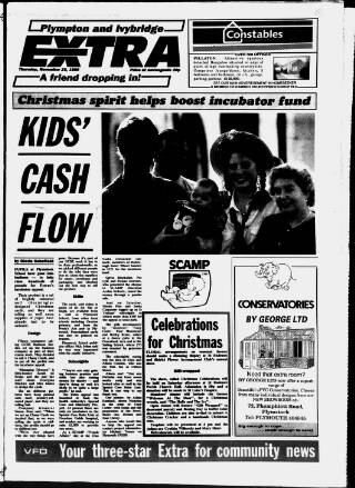 cover page of Plymouth Extra published on November 23, 1989