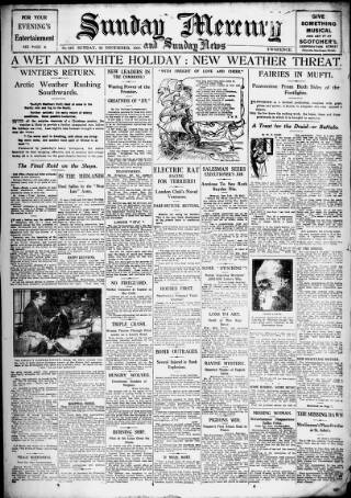 cover page of Birmingham Weekly Mercury published on December 25, 1927