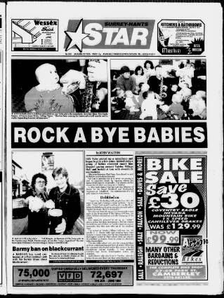 cover page of Surrey-Hants Star published on January 26, 1995